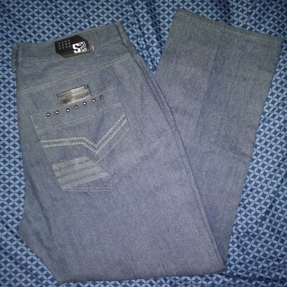 Sacred Crown Size 38x32 Dark Gray Jeans!